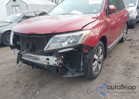 2013 Nissan Pathfinder Platinum из США, поврежденный, VIN 5N1AR2MM8DC627791